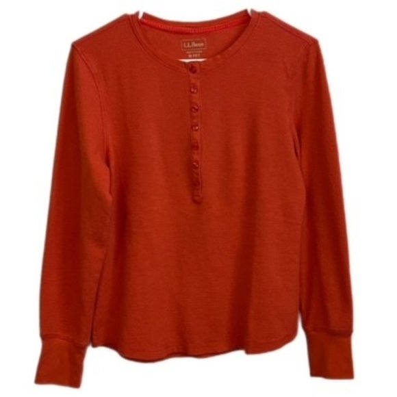 L.L. Bean Tops New Ll Bean Womens Long Sleeve Waffle Knit Thermal